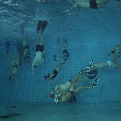 The UniDive Gauls in training. Picture: Doug Stetner